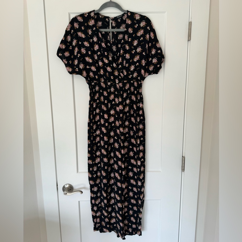 Madewell Floral cropped Jumpsuit